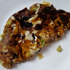 【低糖質】生おからのおやき【お好み焼き風】